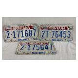 1976 Montana License Plates