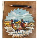 Hand-Painted Saw Blade