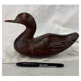 Wooden Duck Figurine