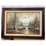 Framed Landscape Painting