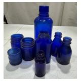 Blue Glass Bottles