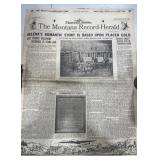 1939 Montana Record-Herald Newspaper