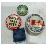 Union-Themed Pinback Buttons