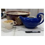 Ceramic Pitchers & Tin