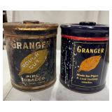 Granger Pipe Tobacco Tin Cans