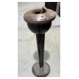 Vintage Metal Floor Standing Ashtray