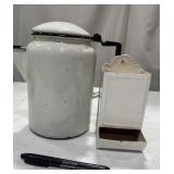 Enamel Pot ï¿½& Match Box