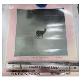 Deer Print & 2005 BNSF Calendar