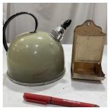 Teapot & Match Box Holder