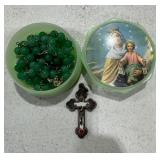 Rosary Beads & Cross Pendant