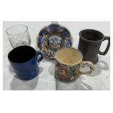 Commemorative Cups ï¿½and Plate