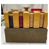 Wooden Poker Chip Holder Set