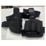 NcSTAR Tactical Black Holster with Pouches