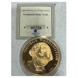 George Washington Gold-Plated Coin
