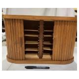 Wood Roll-Top Organizer