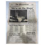 1969 ï¿½The Missoulianï¿½ Lunar Landing Newspaper
