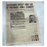 JFK Assassination, November 22, 1963 Paper