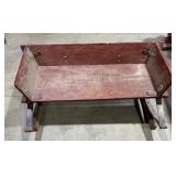 Wood and Metal Sleigh,