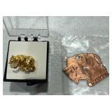 Copper Montana Souvenir & Bear Pin