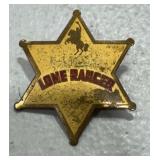 Lone Ranger Tin Star Badge