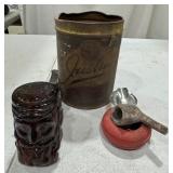Vintage Tobacco Tin & Accessories