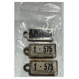 Montana License Plate Key Tags