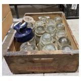Crate & Vintage Glass Insulators