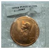 Copper Peace Medal