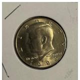 1983 Kennedy Half Dollar Coin