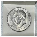 1977 Eisenhower Silver Dollar
