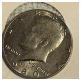 1980 Kennedy Half Dollar