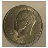 1971 Eisenhower Silver Dollar