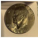 1974 Eisenhower One Dollar