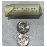 1979 Susan B. Anthony Dollar Roll and Coins