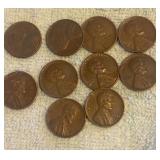 1951 D Lincoln Wheat Pennies