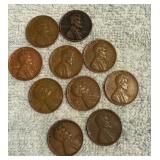 1942 Lincoln Wheat Cents Collection
