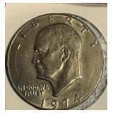 1974 Eisenhower One Dollar