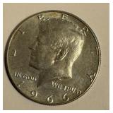 1966 Kennedy Half Dollar