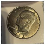 1972 Eisenhower Silver Dollar
