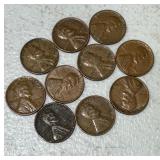1955 D Lincoln Wheat Cents,