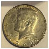 1966 Kennedy Half Dollar