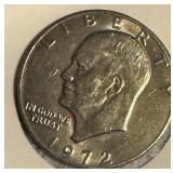 1972 Eisenhower Silver Dollar