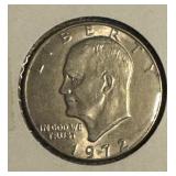 1972 Eisenhower Silver Dollar Coin