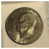 1977 Eisenhower Silver Dollar