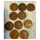 1941 Lincoln Wheat Cent Coins