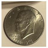 1776-1976 Eisenhower Bicentennial Dollar