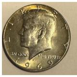 1969 Kennedy Half Dollar