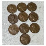1954 D Lincoln Wheat Pennies