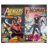 Two Marvel Comics: Avengers West Coast #78 and...