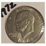 1972 Eisenhower One Dollar